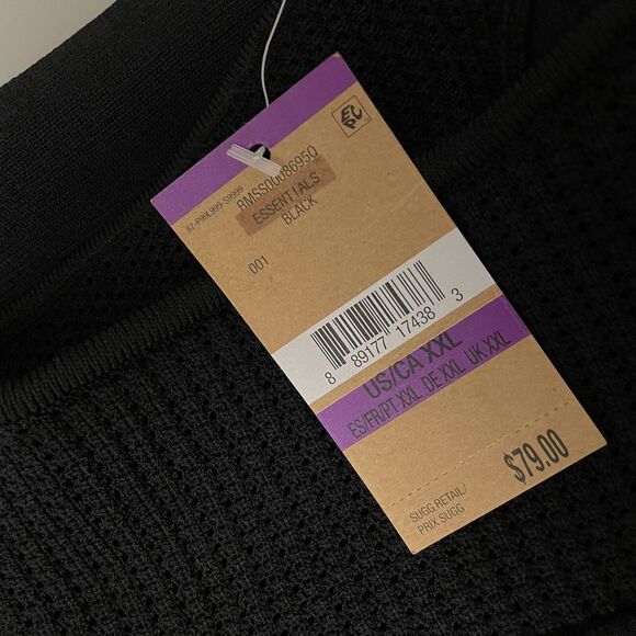 Rachel by Rachel Roy Women's XXL Black Cropped Top NWT $79 - Picture 8 of 9